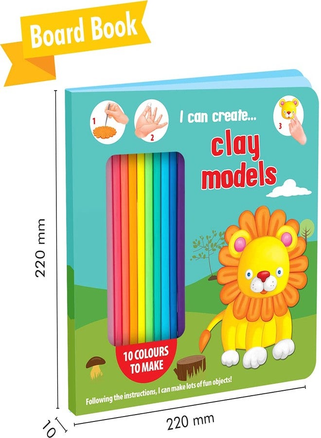 BRIJBASI Hello Friend Clay Modeling Board Book- with 10 Non-Toxic Colour Clay for Kids + 5 Spreads, 4+ yrs. - Image 5